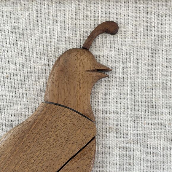 MCM Quail Wood‎ Cutout Art Bird - Picture 11 of 16